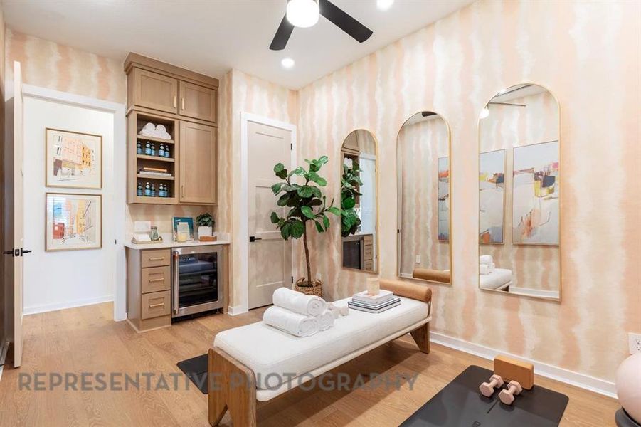 Furnished interior view inside a new home in Harvest, Northlake (Image 27).