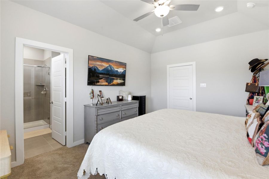 Furnished interior view inside a new home in Dunvale Village - Townhome Collection, Houston (Image 10).