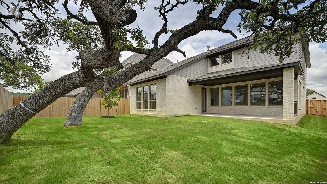Exterior details and patio area of a home in Corley Farms, Boerne (Image 3). Exterior details and patio area of a home in Corley Farms, Boerne (Image 3).
