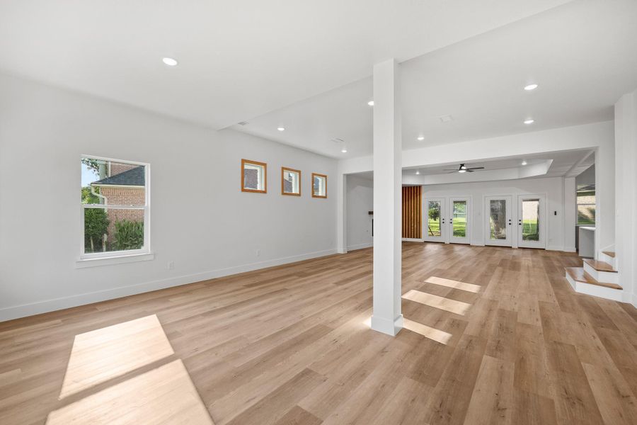 Step into an elegant entryway that seamlessly connects to the formal living and dining areas. Step into an elegant entryway that seamlessly connects to the formal living and dining areas.