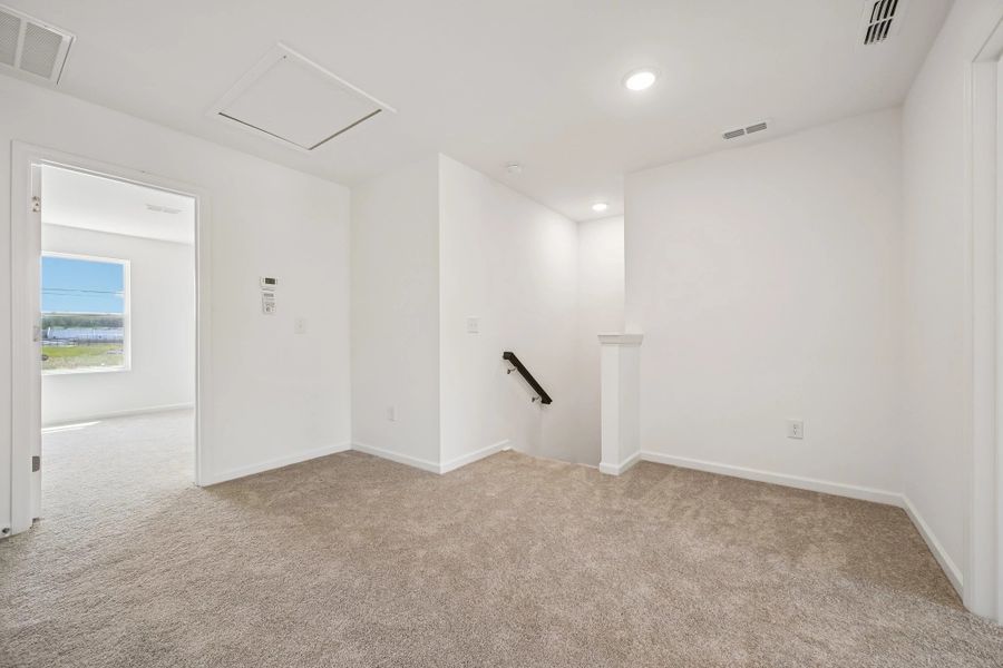 Spacious, unfurnished interior of a new home in Towns at The Point, Rolesville (Image 21). Spacious, unfurnished interior of a new home in Towns at The Point, Rolesville (Image 21).
