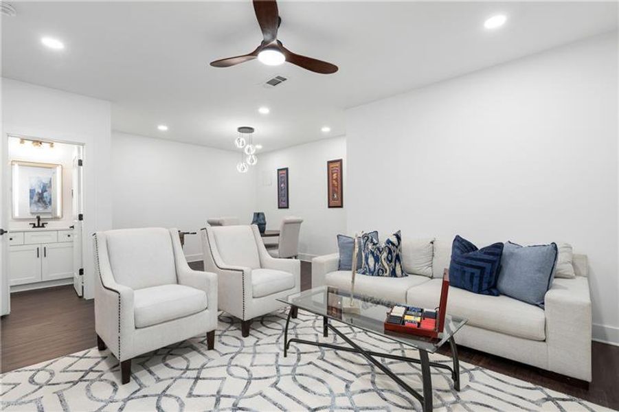 Furnished interior view inside a new home in , Stockbridge (Image 56).