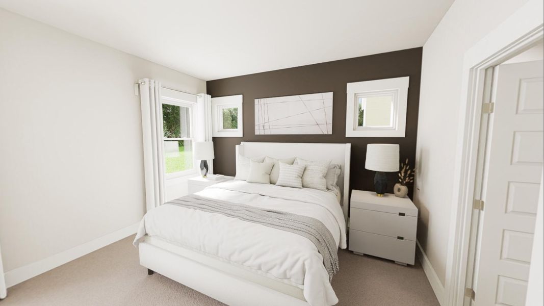 Furnished interior view inside a new home in Havenbrooke, Kernersville (Image 7).