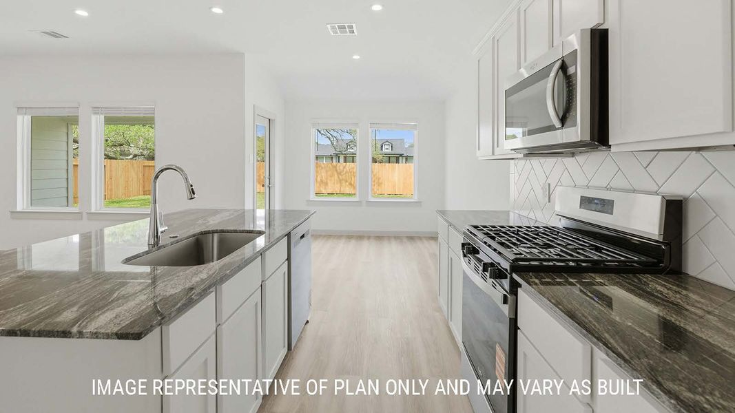 Representative furnished interior of a home built from the Bellvue by D.R. Horton in China Grove, China (Image 8).