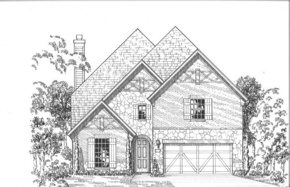 Plan 1136 Elevation F