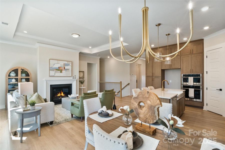 Furnished interior view inside a new home in , Fort Mill (Image 24).