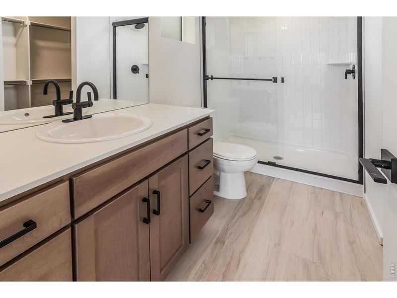 Furnished interior view inside a new home in Bloom Trailblazer Collection - Single Family Homes, Fort Collins (Image 14).
