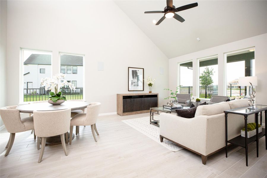 Furnished interior view inside a new home in , Conroe (Image 11).