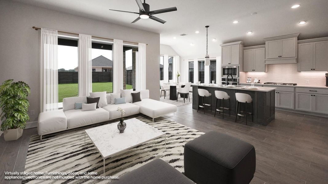 Furnished interior view inside a new home in Juniper Springs, Lockhart (Image 5).