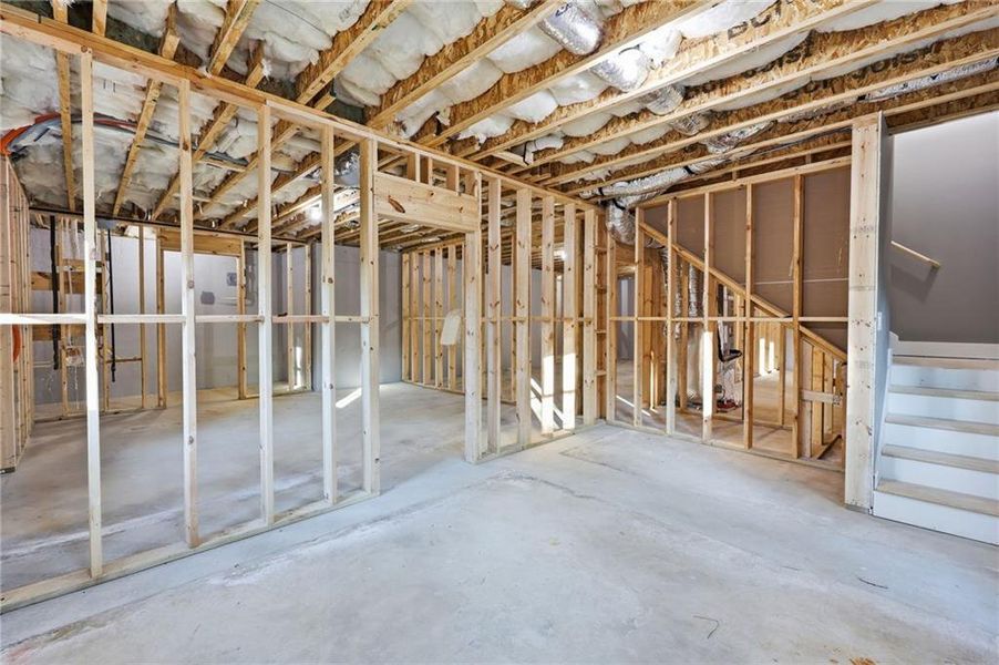 In-progress construction of a new home in , Buford, GA (Image 63).