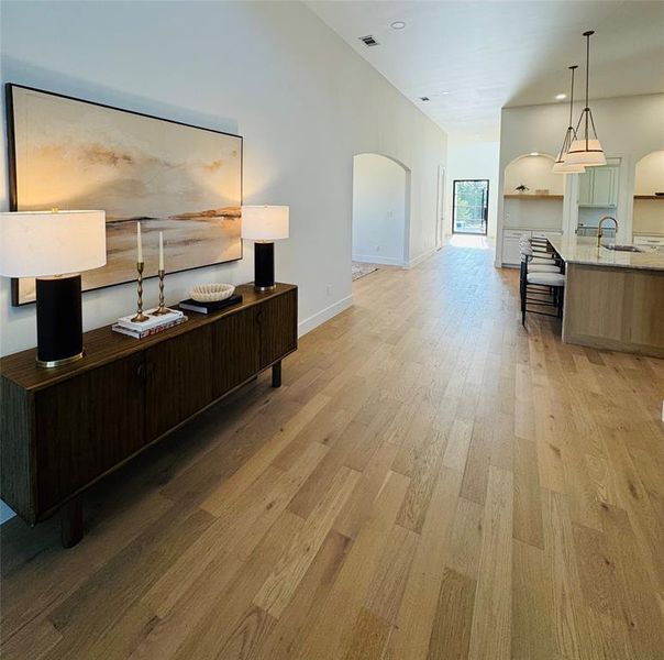 Furnished interior view inside a new home in , Heath (Image 9).