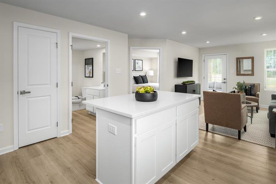 Furnished interior view inside a new home in Highland Park Condos, White House (Image 4).