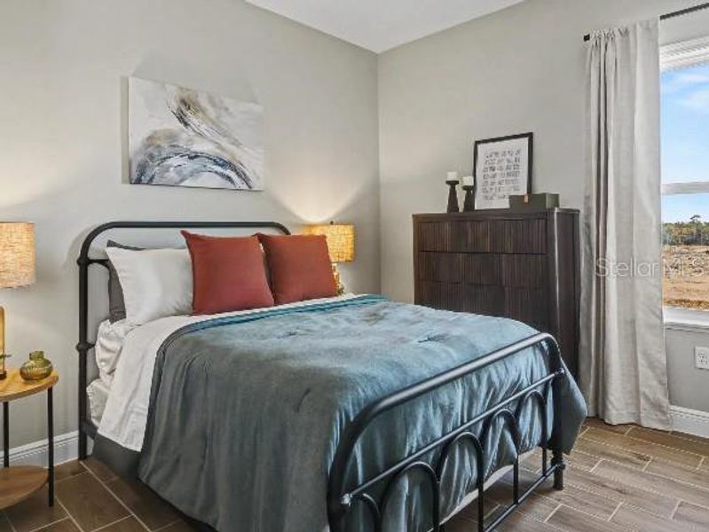 Furnished interior view inside a new home in Oakstone Farms, Leesburg (Image 25).