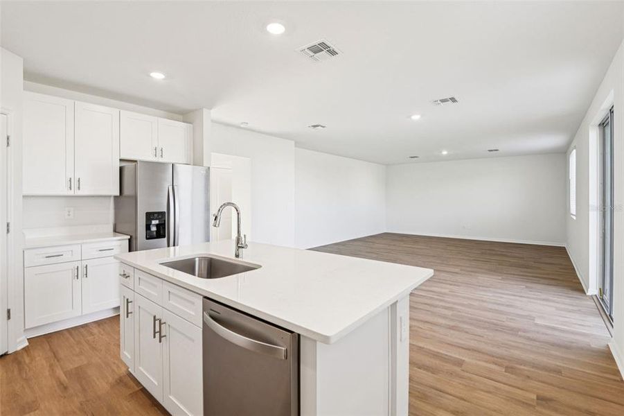 Furnished interior view inside a new home in Hilltop Vistas, Dade City (Image 7).