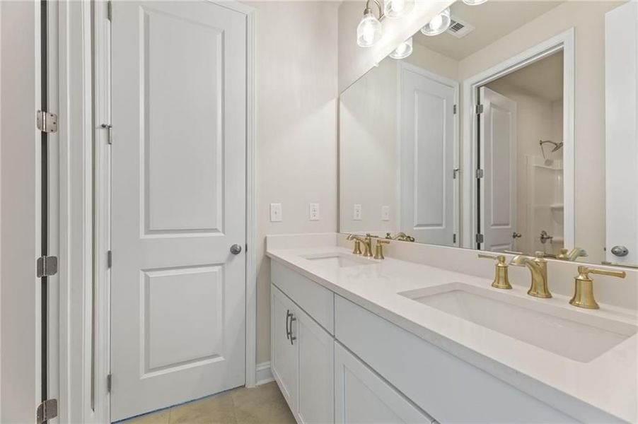 Furnished interior view inside a new home in Melody Lakeside Estates, Buford (Image 66).
