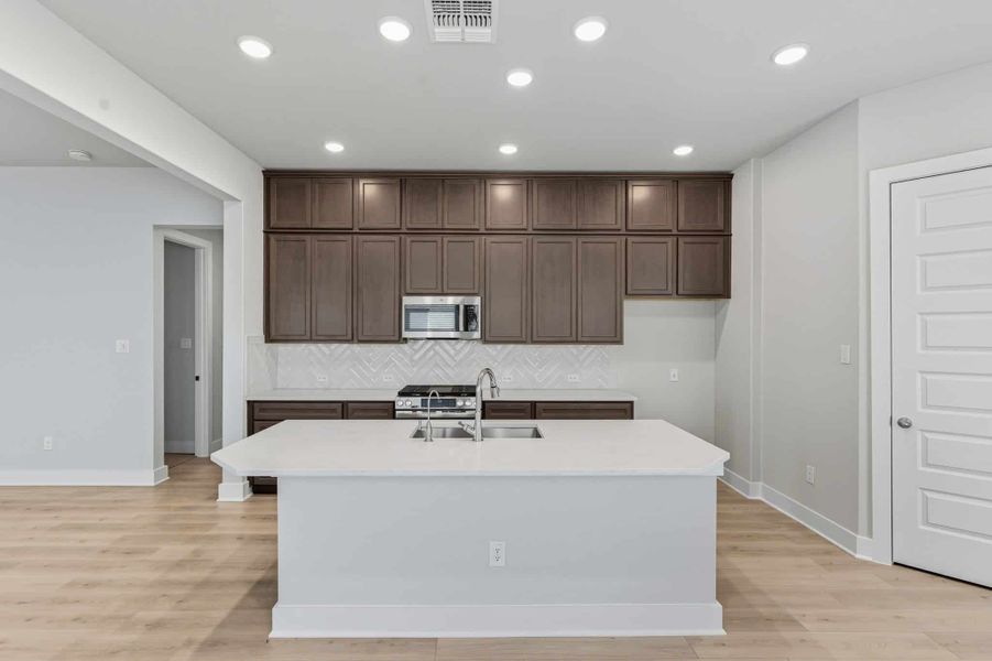 Furnished interior view inside a new home in Stillwater Ranch, San Antonio (Image 9). Furnished interior view inside a new home in Stillwater Ranch, San Antonio (Image 9).
