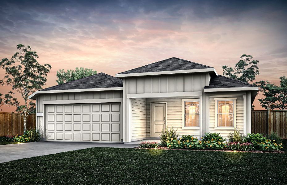 Representative exterior photo of a completed home built from the Eastgate by Centex in Alto, San Marcos, TX (Image 1).