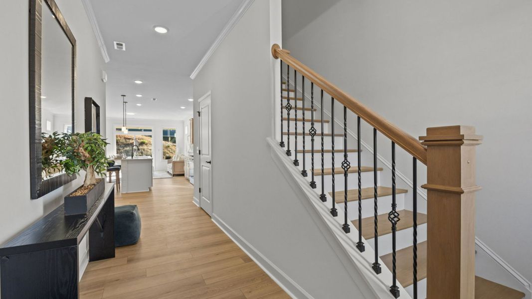 Representative unfurnished interior of a home built from the Victoria by Epcon Communities in Village at Maple Leaf Farm, King (Image 23).