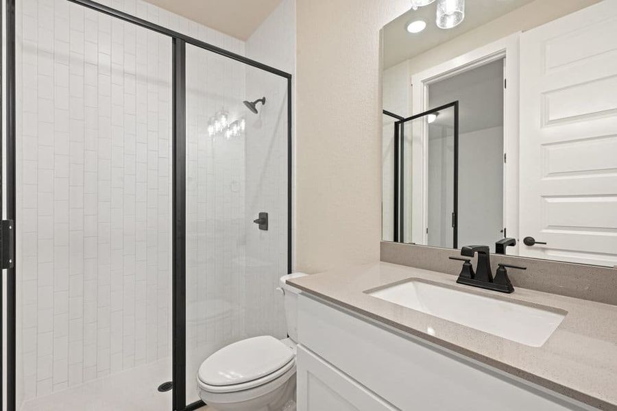 Furnished interior view inside a new home in Lariat, Liberty Hill (Image 19).