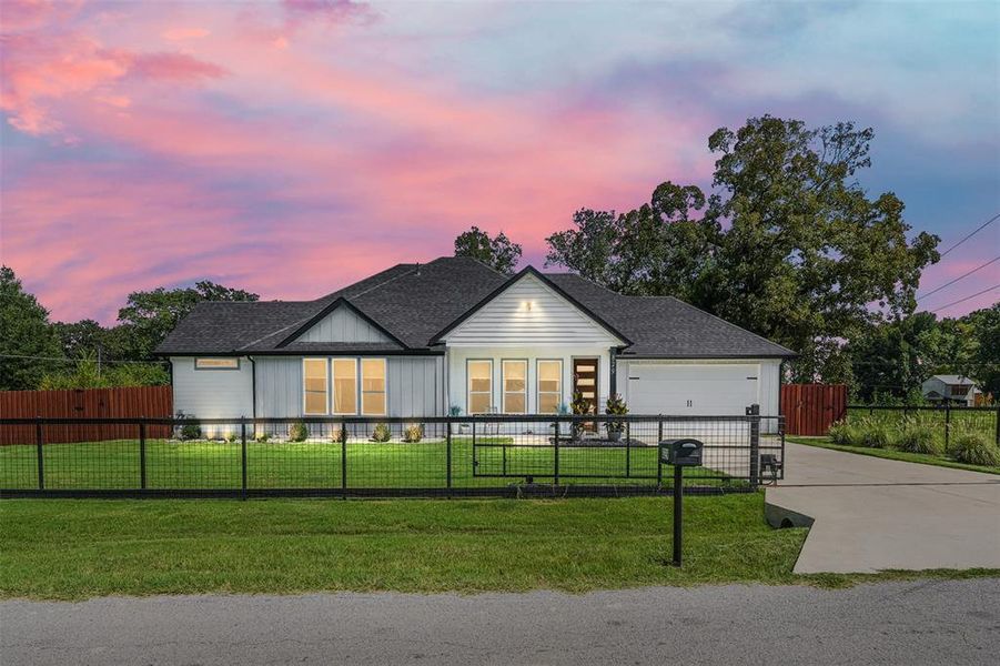 Front exterior of a new home in , Tool, TX, highlighting curb appeal (Image 21). Front exterior of a new home in , Tool, TX, highlighting curb appeal (Image 21).