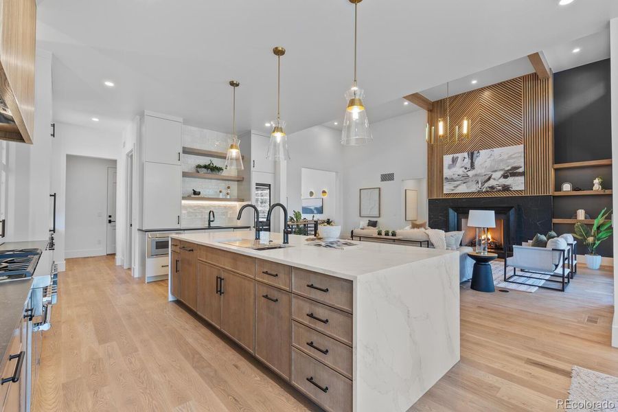 Furnished interior view inside a new home in , Castle Rock (Image 37).
