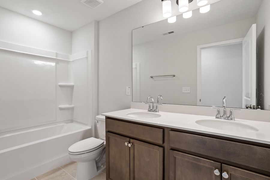 Furnished interior view inside a new home in Sweetbrier, Durham (Image 15).