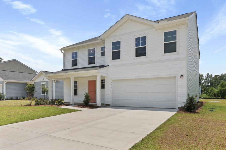Front exterior of a new home in , Ladson, SC, highlighting curb appeal (Image 25). Front exterior of a new home in , Ladson, SC, highlighting curb appeal (Image 25).