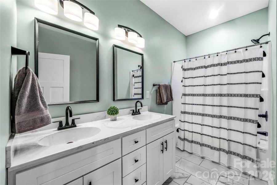 Furnished interior view inside a new home in , Hendersonville (Image 9).