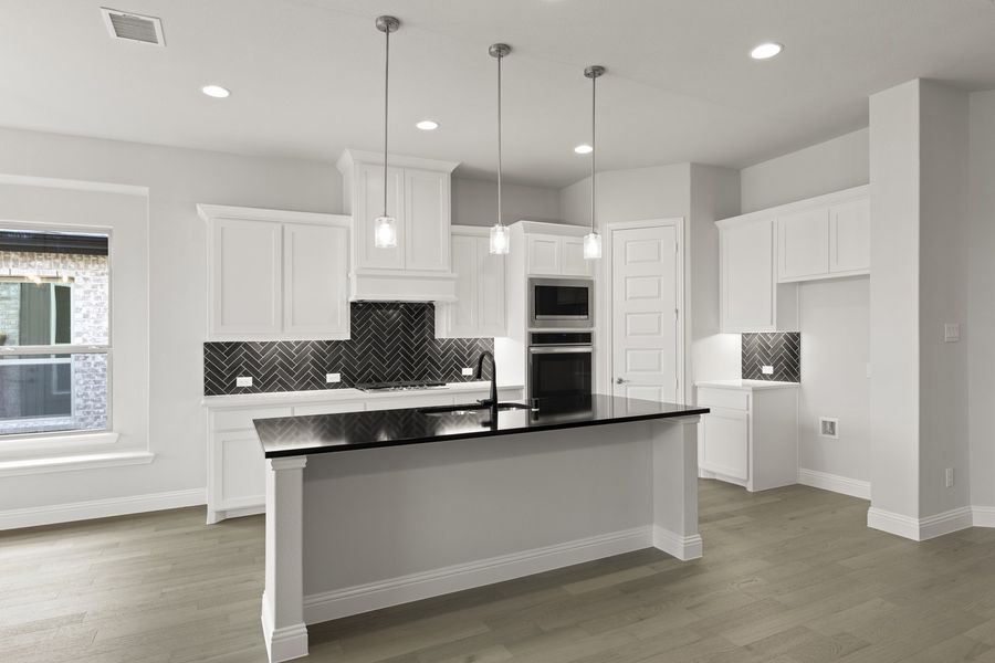 Furnished interior view inside a new home in Brookshire at Legacy Hills, Celina (Image 7). Furnished interior view inside a new home in Brookshire at Legacy Hills, Celina (Image 7).