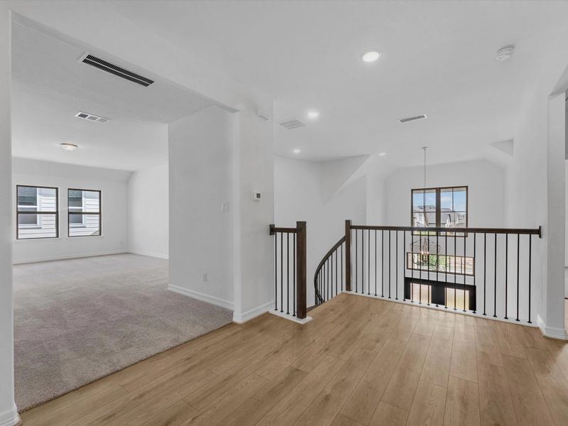 Upstairs loft. Sample product photo. Actual exterior and interior selections may vary by homesite. Photo may be virtually staged. Upstairs loft. Sample product photo. Actual exterior and interior selections may vary by homesite. Photo may be virtually staged.