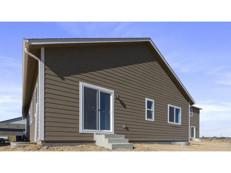 Exterior details and patio area of a home in Granary, Johnstown (Image 3). Exterior details and patio area of a home in Granary, Johnstown (Image 3).