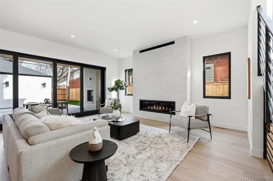 Furnished interior view inside a new home in , Denver (Image 36).