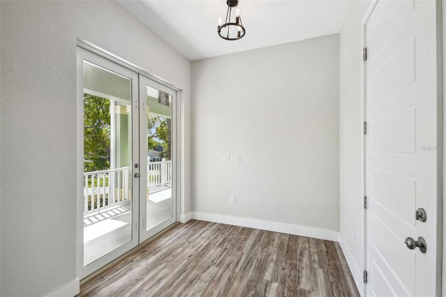 ENTRY LANDING AREA FROM STEPS