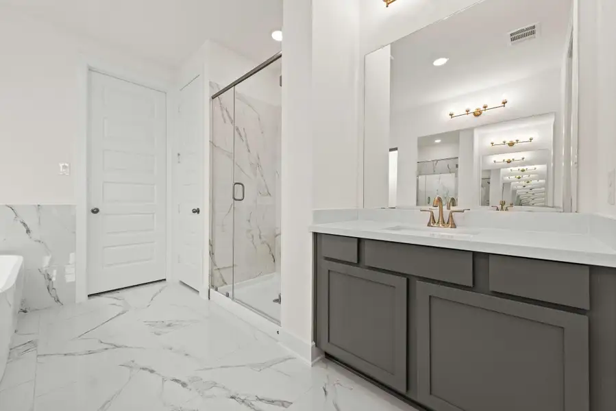 Furnished interior view inside a new home in Candela – 40', Richmond (Image 7). Furnished interior view inside a new home in Candela – 40', Richmond (Image 7).