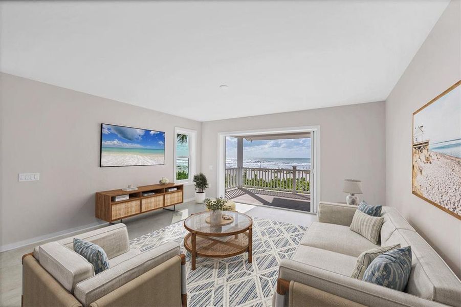 Furnished interior view inside a new home in , Boca Grande (Image 26). Furnished interior view inside a new home in , Boca Grande (Image 26).