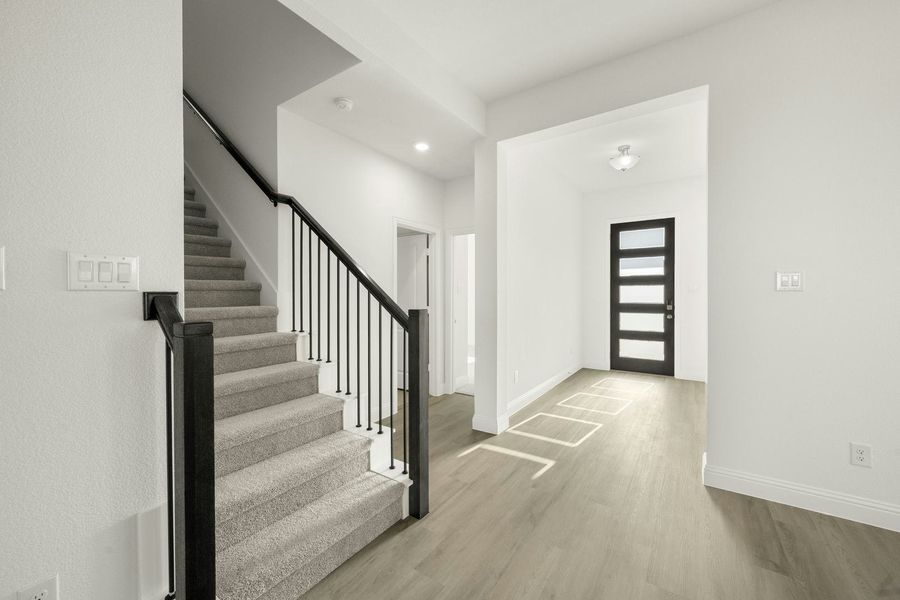 Representative unfurnished interior of a home built from the Cherry by Kindred Homes in Kentsdale Farms, DeSoto (Image 51).