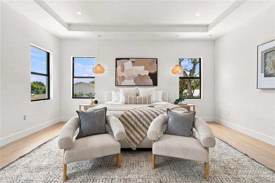 Furnished interior view inside a new home in , Tampa (Image 45).