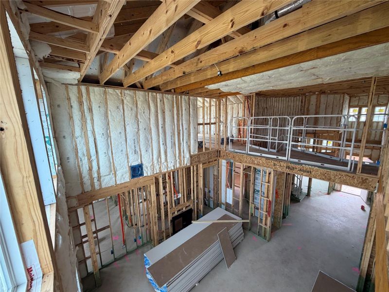 Family Room with soaring ceiling Family Room with soaring ceiling