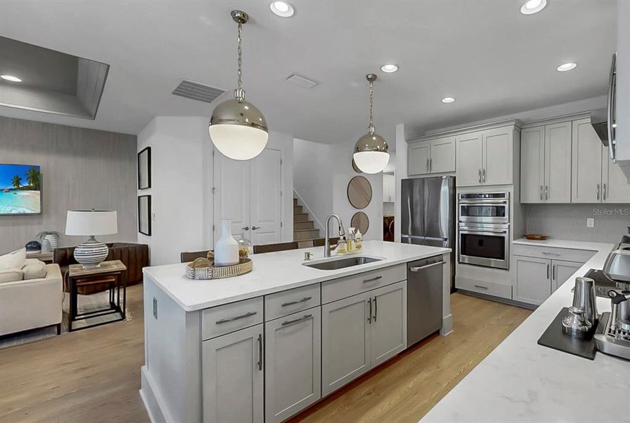 Furnished interior view inside a new home in , Sarasota (Image 45).