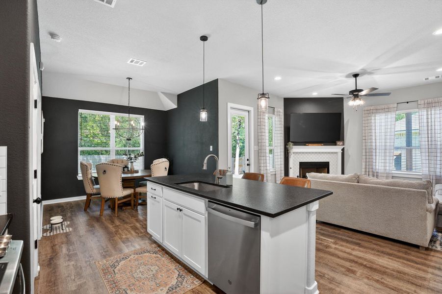 Furnished interior view inside a new home in , College Station (Image 31).