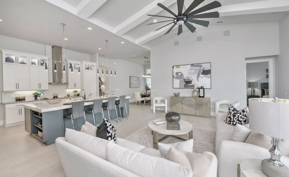 Furnished interior view inside a new home in Mosaic, Daytona Beach (Image 18).