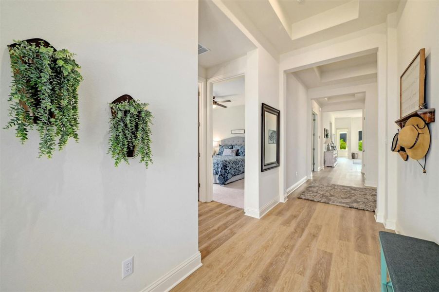 Furnished interior view inside a new home in , San Marcos (Image 9).