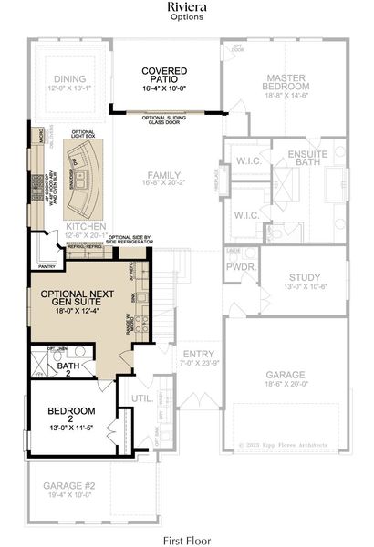 2D floor plan layout for the L629 by Lifestyle Homes in Heritage Series 64s, Frisco, TX (Image 22).