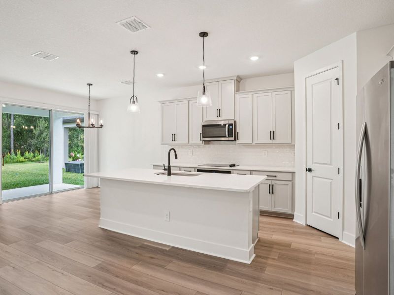Furnished interior view inside a new home in Ridgehaven - Signature Series, Ormond Beach (Image 4). Furnished interior view inside a new home in Ridgehaven - Signature Series, Ormond Beach (Image 4).