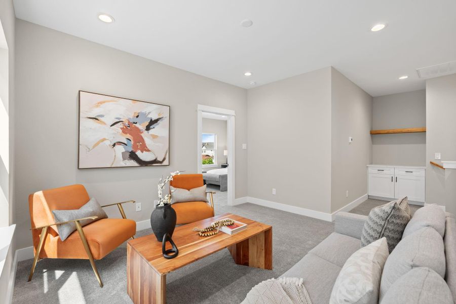 Furnished interior view inside a new home in , Houston (Image 29).