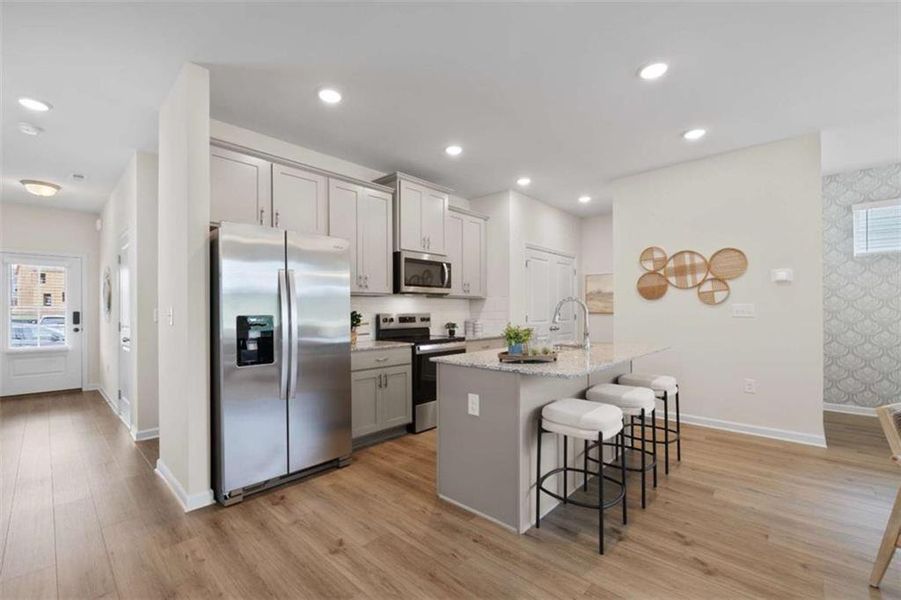 Furnished interior view inside a new home in Walden Park - The Retreat, Jonesboro (Image 41).
