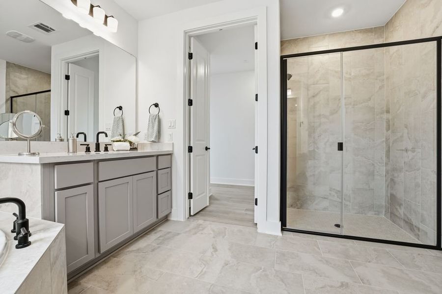 Furnished interior view inside a new home in Santa Rita Ranch, Liberty Hill (Image 16).