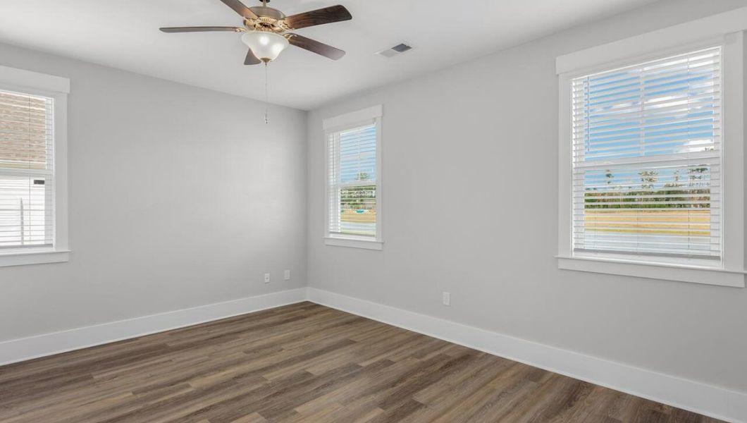 Representative unfurnished interior of a home built from the MADISON by D.R. Horton in The Grove at Blake Farm, Wilmington (Image 16). Representative unfurnished interior of a home built from the MADISON by D.R. Horton in The Grove at Blake Farm, Wilmington (Image 16).