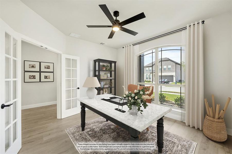 Furnished interior view inside a new home in Anderson Crossing, Trenton (Image 6).