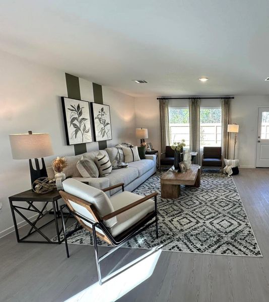 Pics are not of actual home.  They are a representative of a home of the same floor plan